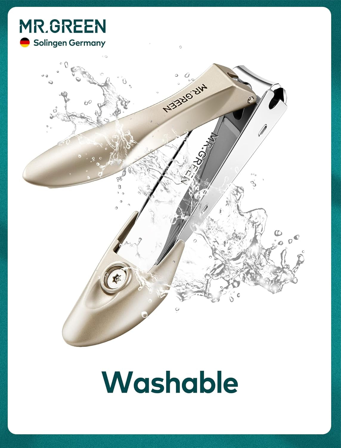 Mr.Green Professionelles Nagelknipser-Set Mit Fänger Für Damen Und Herren, Klein Und Groß Größe