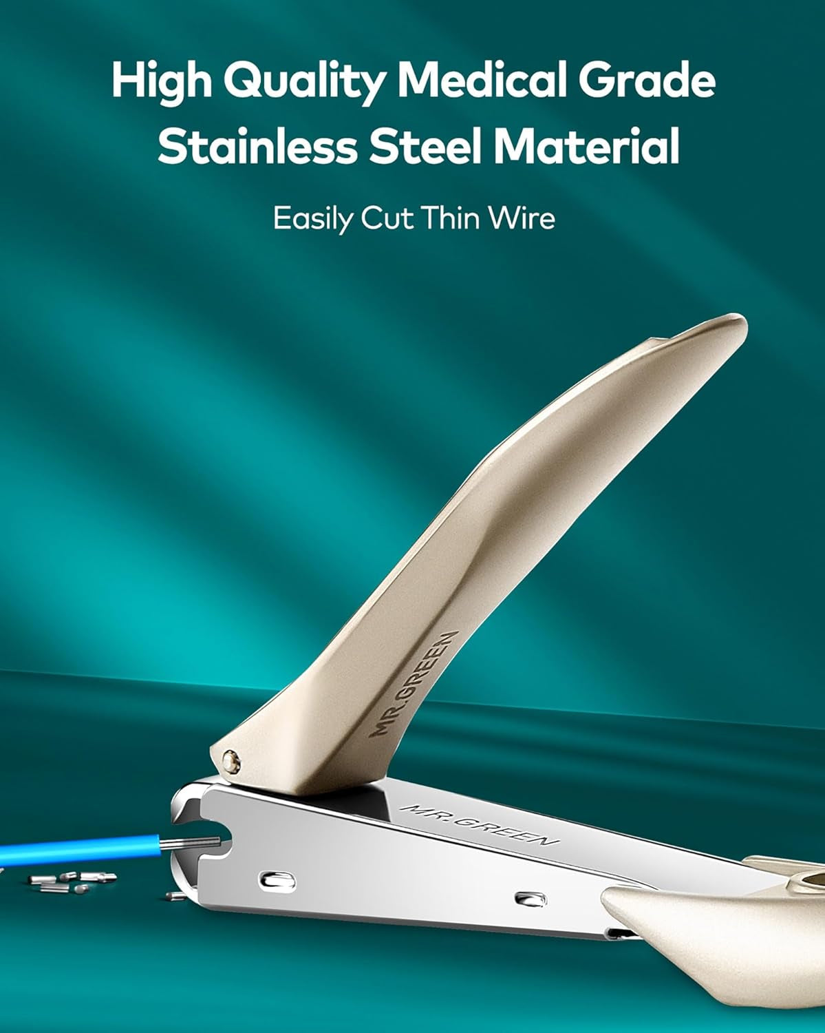 Mr.Green Professionelles Nagelknipser-Set Mit Fänger Für Damen Und Herren, Klein Und Groß Größe