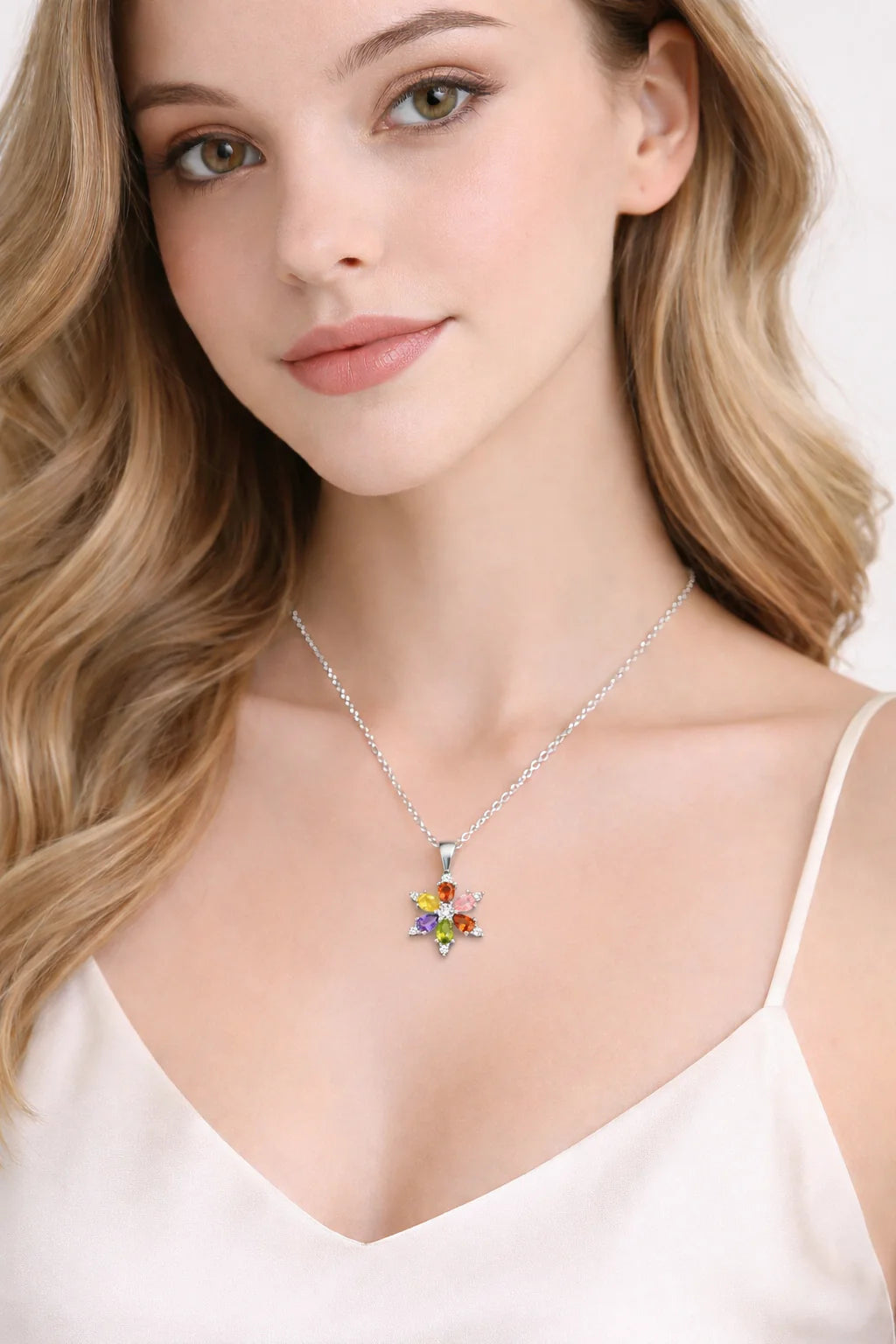 925 Sterling Silver Mixed Chain Necklace – Elegant Minimal Silver Jewelry – Everyday Gift for Her