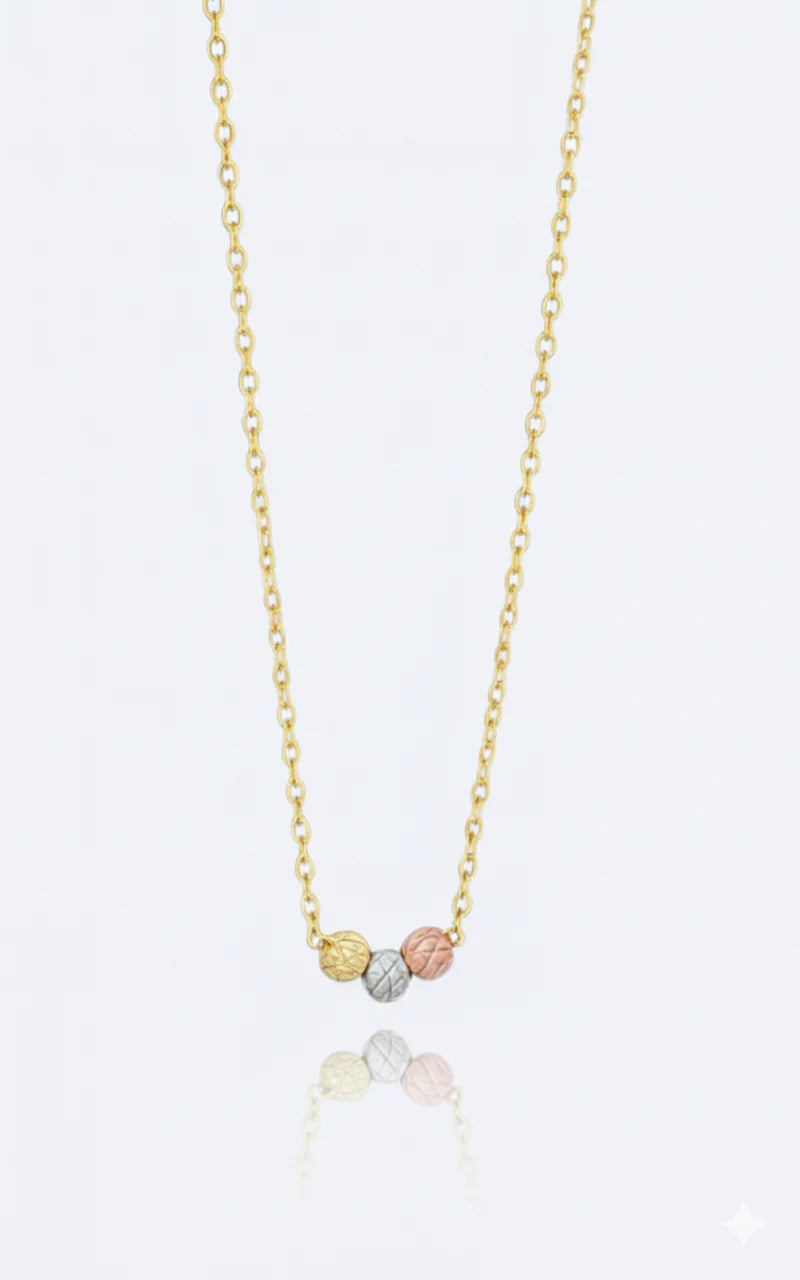 Stainless Steel Beaded Necklace for Women