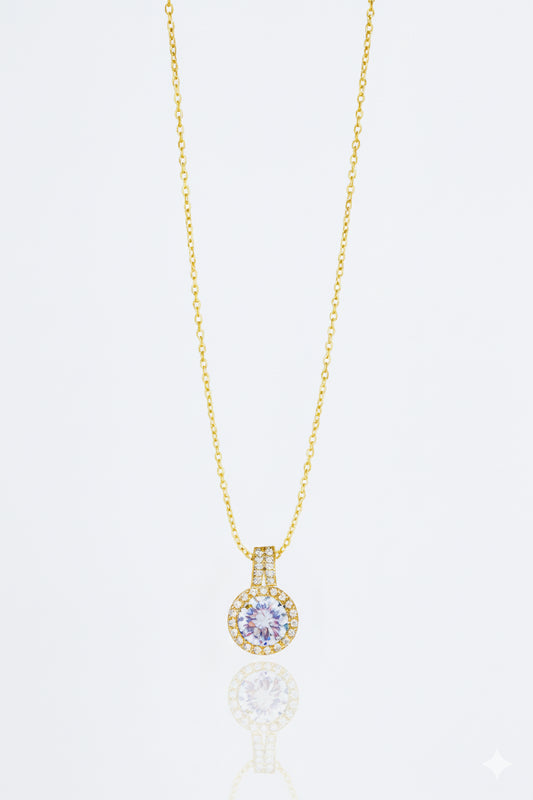 Stainless Steel Baguette Necklace for Women